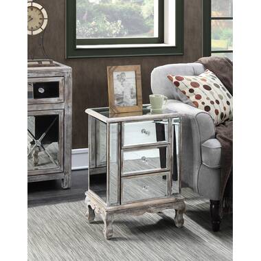 Claybrooks end deals table with storage